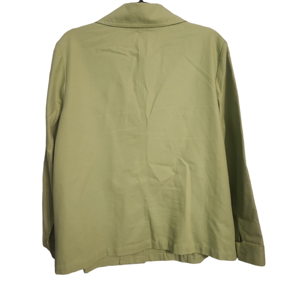 Additions By Chico Lime Green Button Up Jacket Si… - image 2